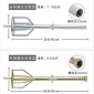水泥电动商用拌杆搅拌器棒搅灰杆和打浆机腻子粉水钻头搅拌打